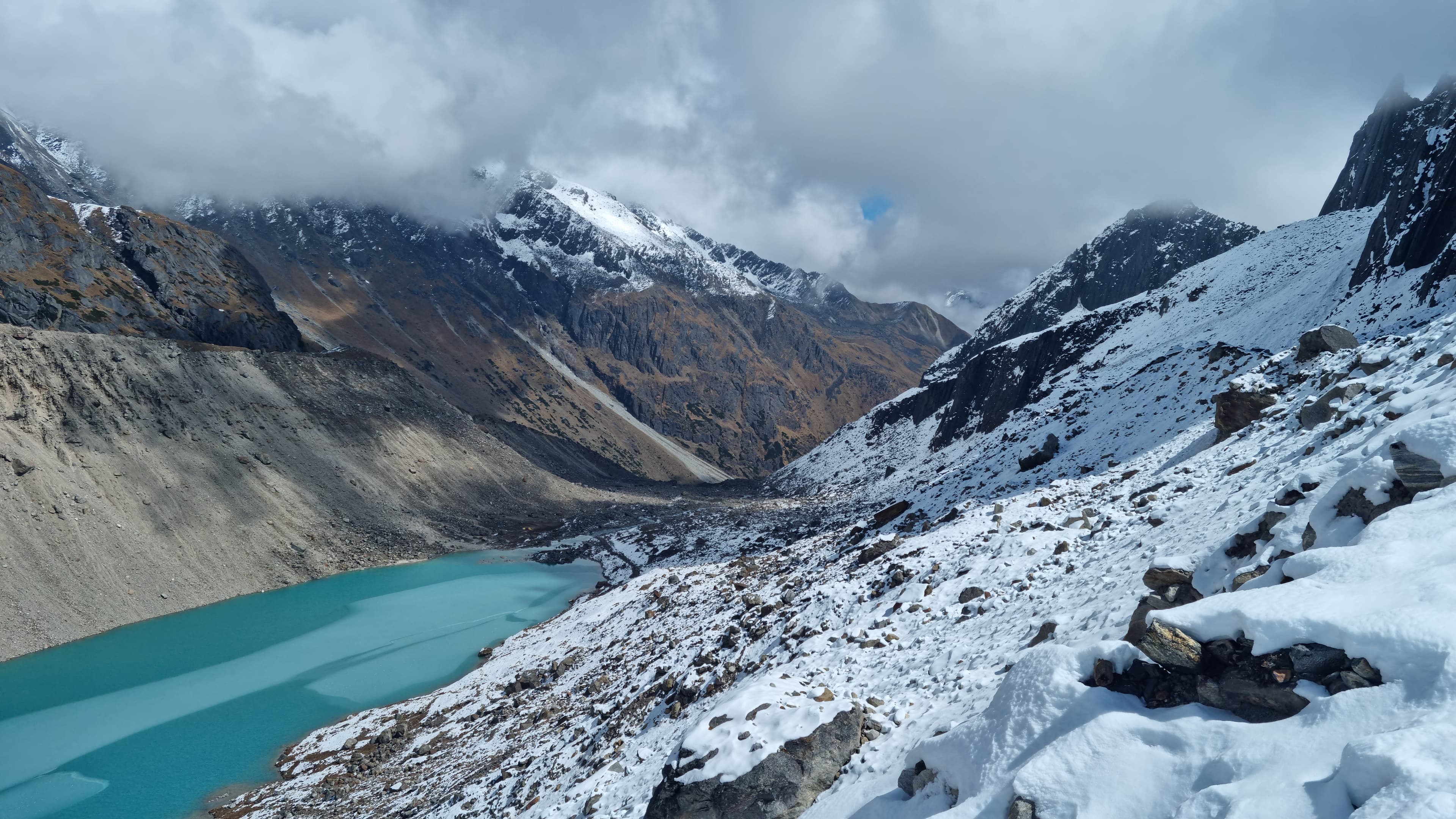 A quiet moment exploring the mountains of Nepal